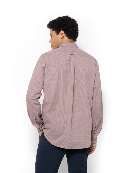 Chester Langärmlig Hemd Burgundy