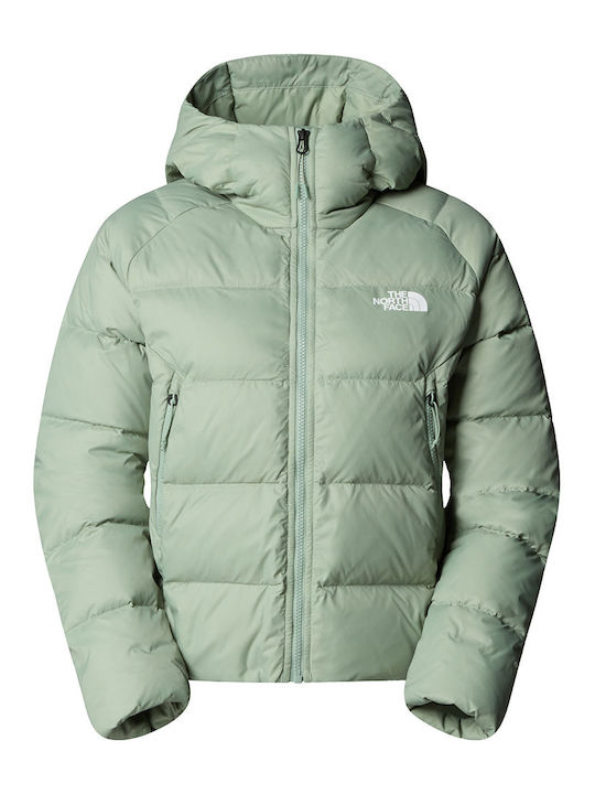Hyalite Crop Γυναικείο Puffer Μπουφάν για Χειμώνα Χακί