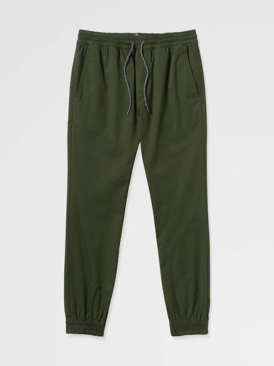 Frickin' Slim Jogger Trousers Chino in Slim Fit Green