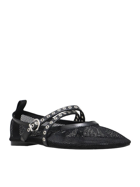 Damen Ballerinas in Schwarz Farbe