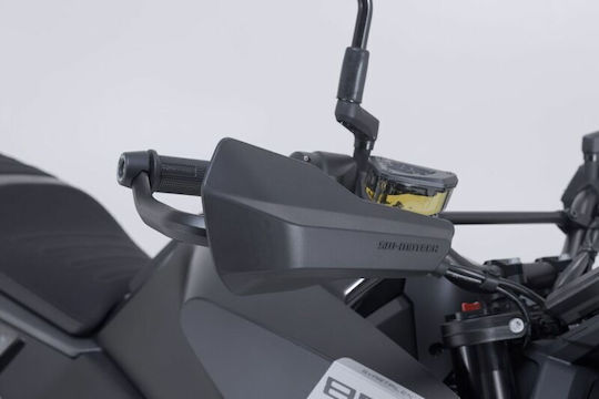 SW-Motech Motorcycle Protective Hand Guards in Black Colour