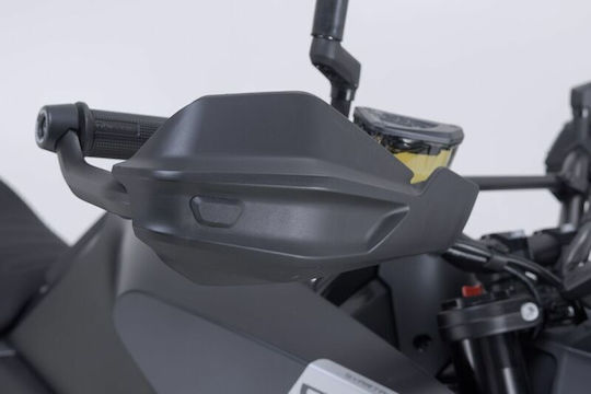 SW-Motech Motorcycle Protective Hand Guards in Black Colour