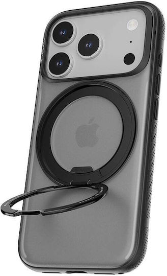 Torras Ostand R Umschlag Rückseite Silikon Transparent (iPhone 17 Pro Max)