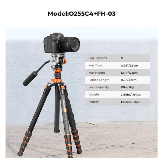 K&F Concept Video Tripod 6942052555937