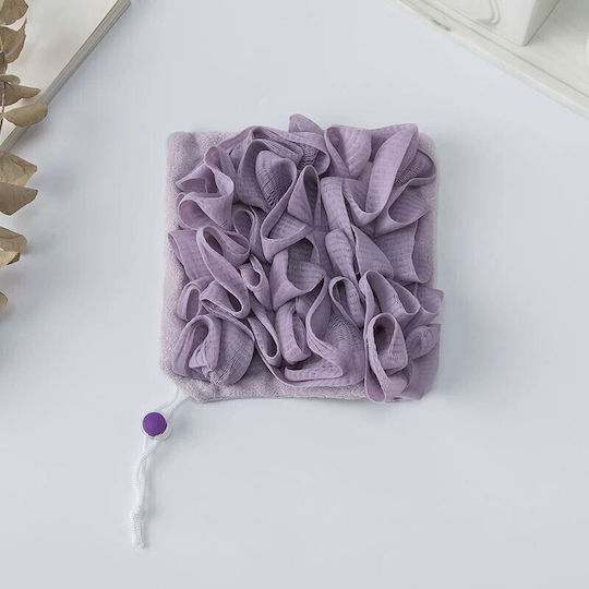 Bath Handtuch Flippy 2in1 Mesh Schwamm 17 X 17 Cm Lila