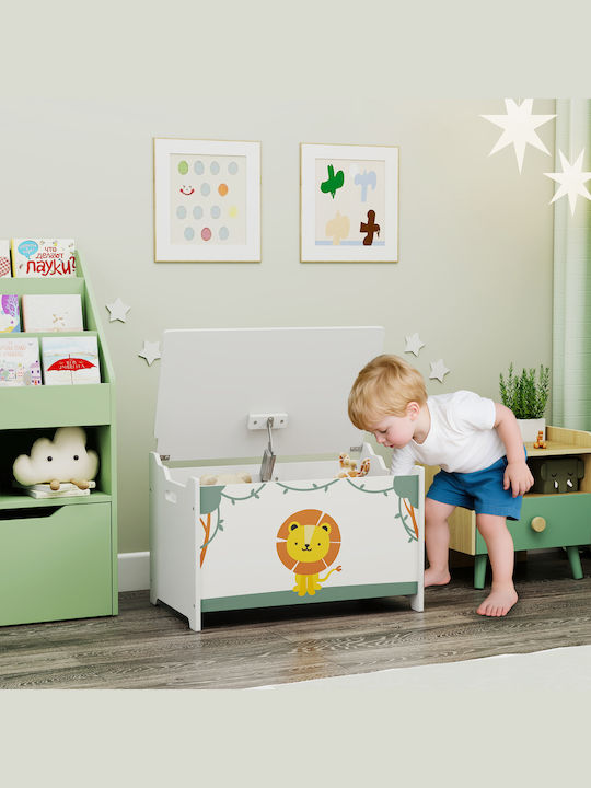 Aiyaplay Children's Storage Box made of Fabric Green 60x37x39cm 1pcs