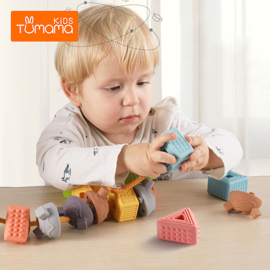 Tumama Kids Jucărie cu Șireturi din Silicon pentru 3++ Luni (Diverse modele) 1 buc