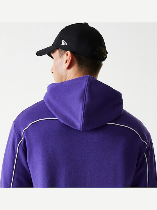Sweatshirt with Hood Purple