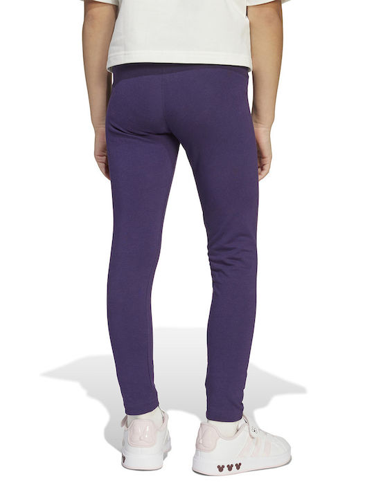 adidas Kids Legging Sports Long Purple Disney Minnie Mouse