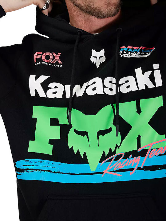 X Kawasaki Sweatshirt mit Kapuze Black