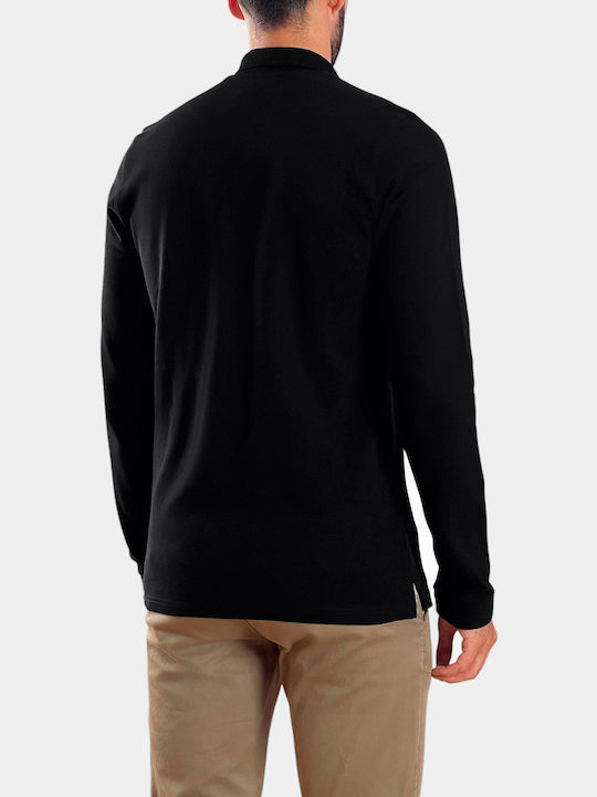Polo Bluza Mânecă Lungă Neagră