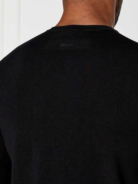 Regular-fit Herrenblusen Langarm Schwarz