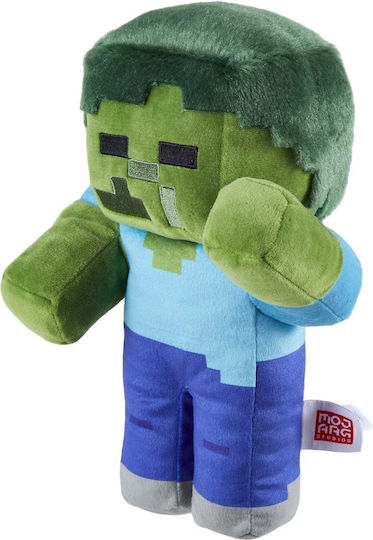Mattel Λούτρινο Minecraft Zombie Plusz 23 εκ.