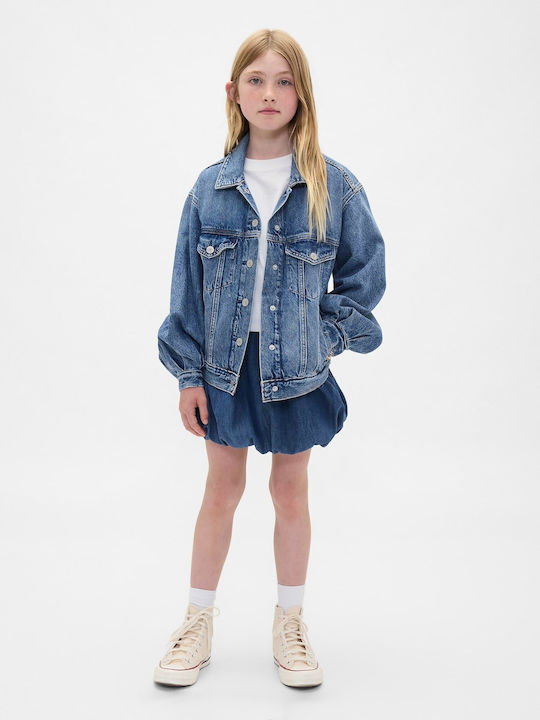 Kids' Denim Skirt Blue
