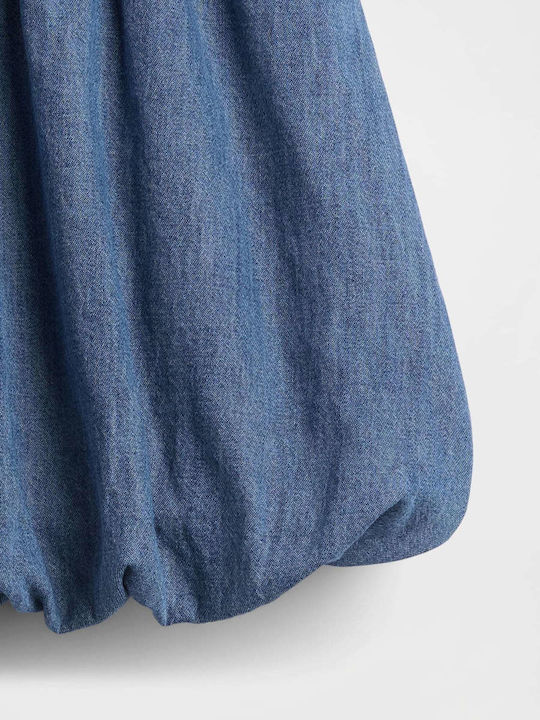 Kids' Denim Skirt Blue