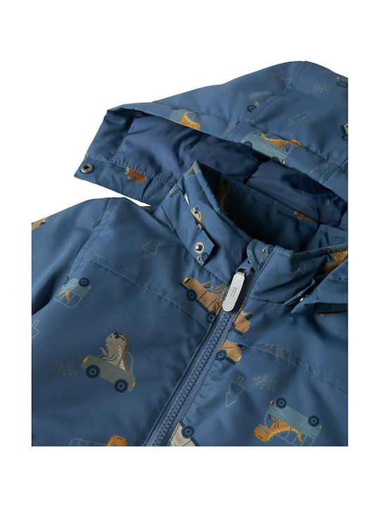 Kids' Casual Jacket Long with Hood Vintage Indigo