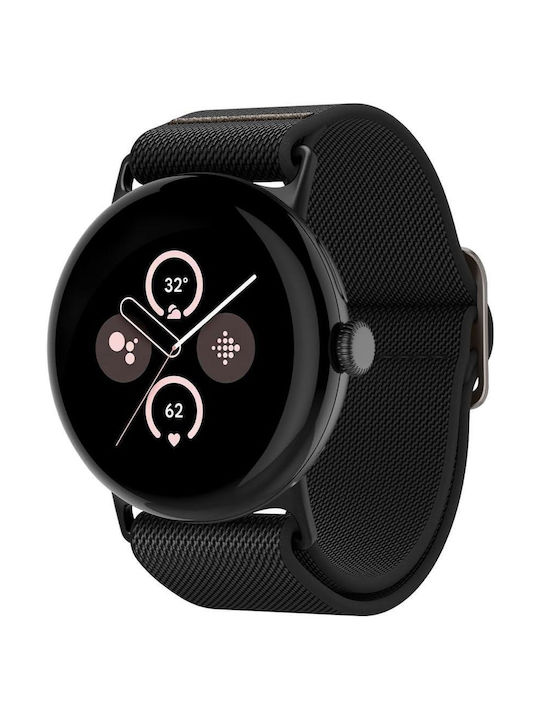 Spigen Fit Lite Strap Fabric Black (Google Pixel Watch 4, Google Pixel Watch 3)