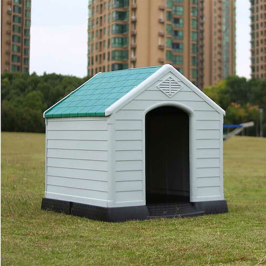 Vesta Large Къщичка за Куче За Външно Ползване Бял 78.5x87.7x81.5см