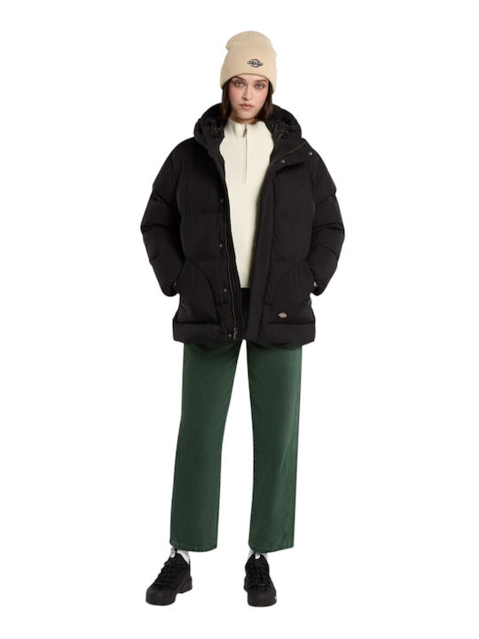 Eagleville Γυναικείο Puffer Μπουφάν για Χειμώνα Black