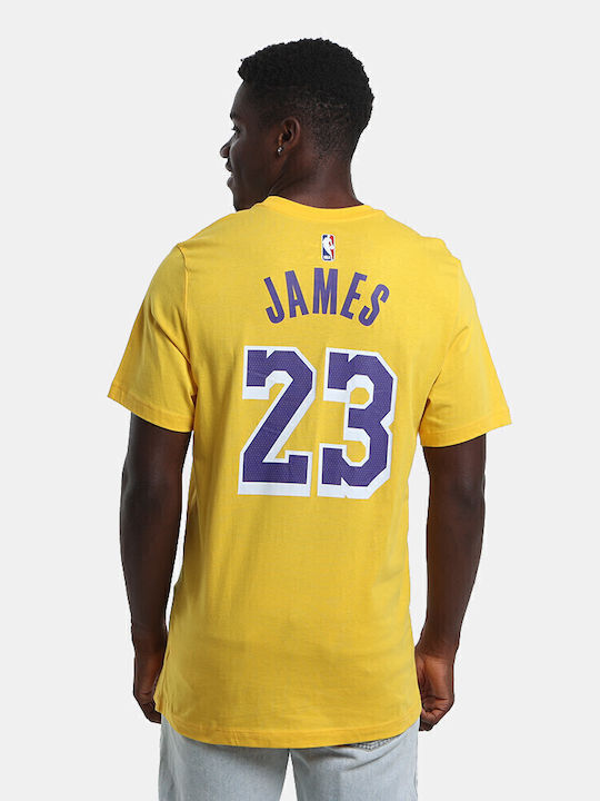 Los Angeles Lakers Sportliches T-Shirt Yellow