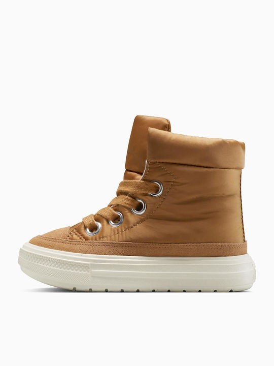 Chuck Taylor All Star Suede Kids Boots Brown