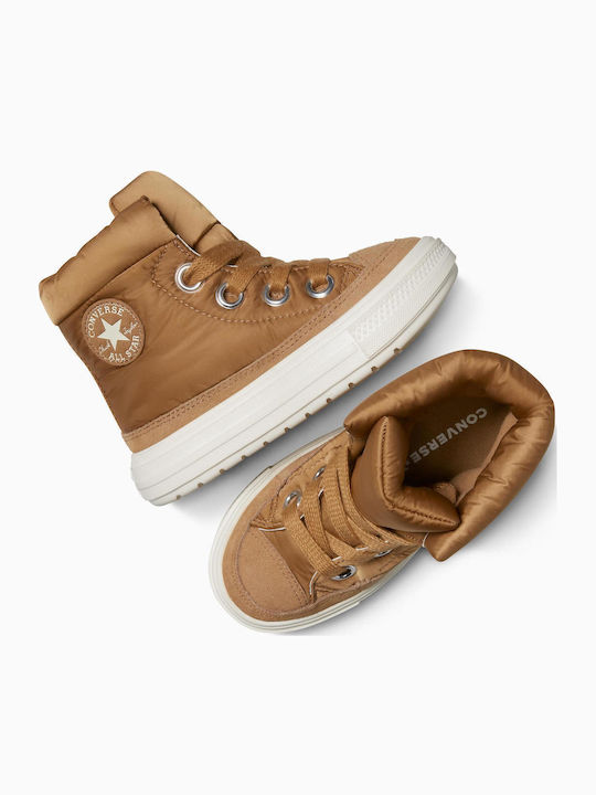 Chuck Taylor All Star Suede Kids Boots Brown
