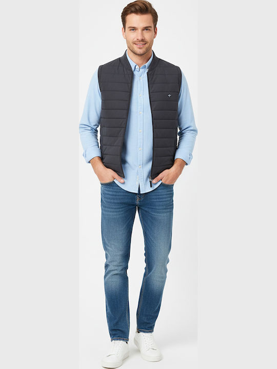 Sleeveless Jacket Puffer Charcoal
