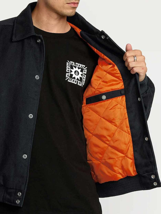 Highsiders Μπουφάν Bomber Μαύρο