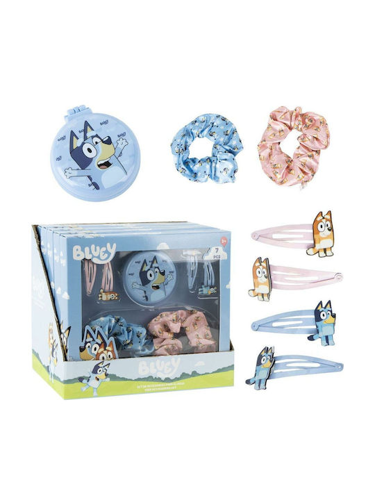 Bluey Σετ Παιδικά Κοκαλάκια με Κλιπ 7τμχ Bluey Σετ Παιδικά Κοκαλάκια με Κλιπ 7τμχ