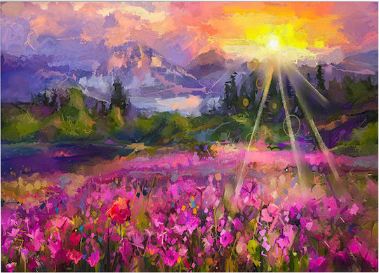 HomeMarkt Gobi Gemälde auf Leinwand 70x50cm