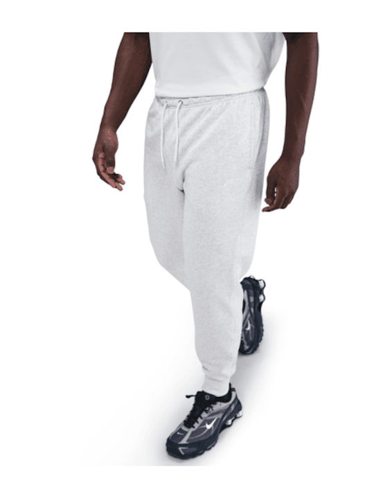 Sweatpants with Elastic White