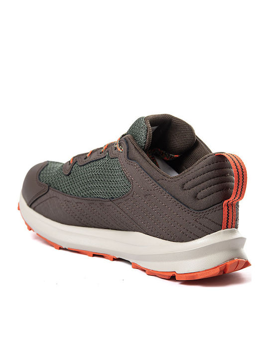 Kids Hiking Shoes Youth Fastpack Waterproof Brown