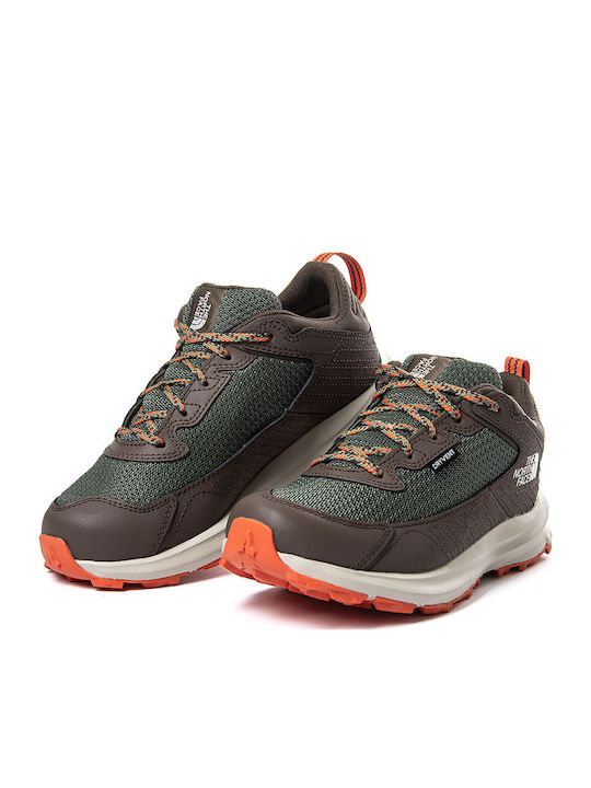 Kids Hiking Shoes Youth Fastpack Waterproof Brown