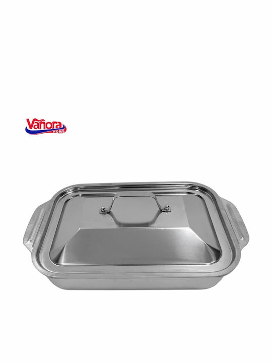 Vanora Правоъгълена Огнеупорно Съд с Капак 36.5x22x7см 1бр