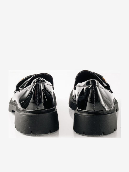 Λουστρίνι Γυναικεία Loafers σε Μαύρο Χρώμα
