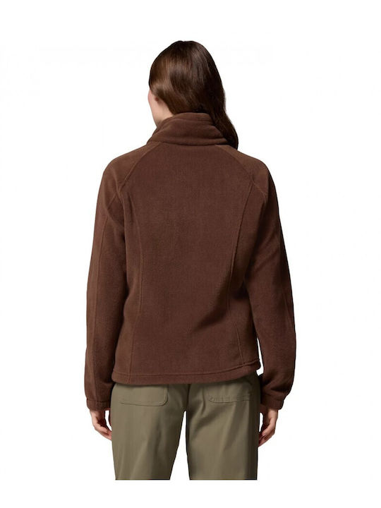 Benton Springs Women's Sweatshirt Jacket Brown