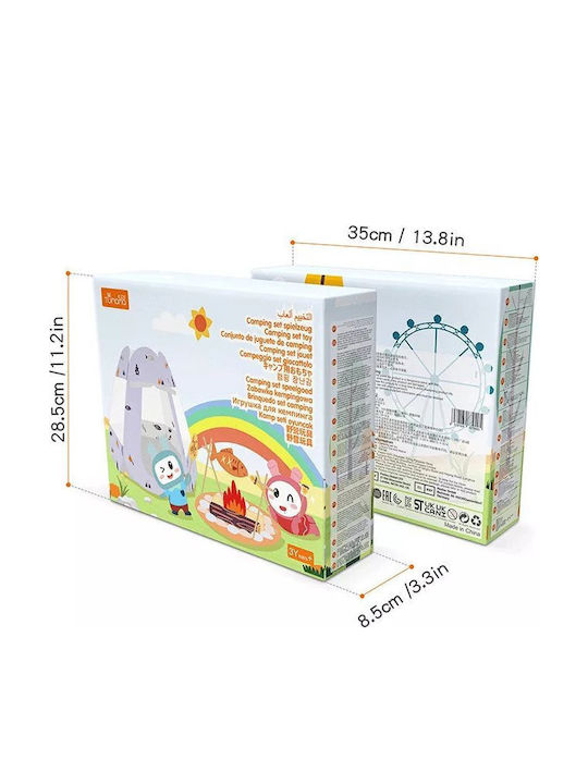 Tumama Kids Cort pentru Copii Pop Up Gri pentru 3+ ani