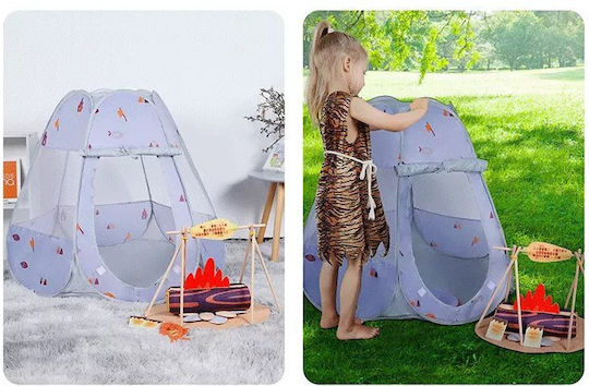 Tumama Kids Cort pentru Copii Pop Up Gri pentru 3+ ani