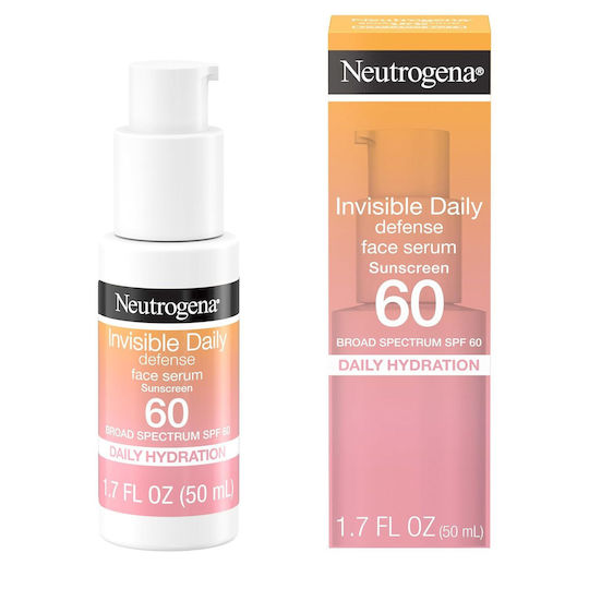 Neutrogena Invisible Daily Defense Waterproof Cremă de Față cu Protecție Solară SPF60+ 50ml