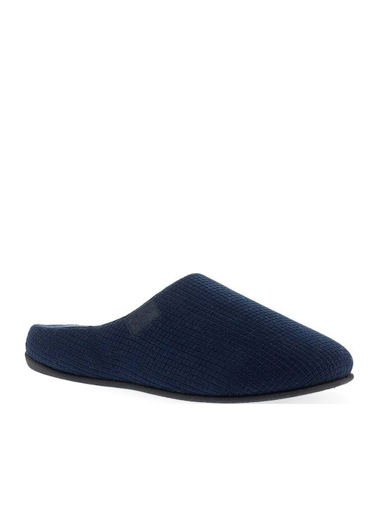 Men's Printed Slippers Blue