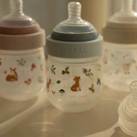 Little Dutch Set Plastic Baby Bottles Mio Little Goose Anti-colic with Silicone Teat for 0+ Months 165ml 4 Pieces