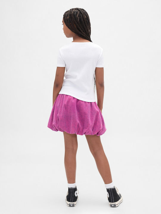Kids' Denim Skirt Pink