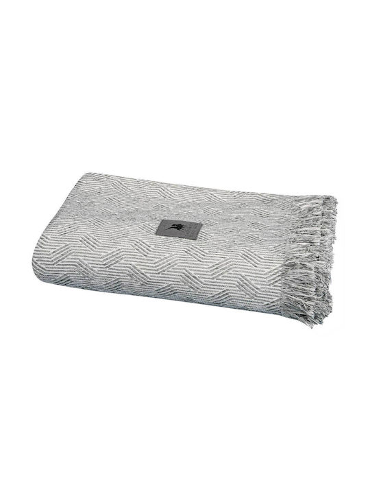 Greenwich Polo Club Essential 3950 Sofa Throw Chenille 180x250cm Gray