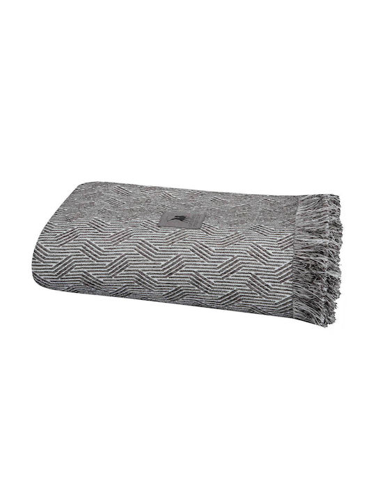 Greenwich Polo Club Essential 3951 Ριχτάρι Διθέσιου Καναπέ Chenille 180x250εκ. Dark Grey