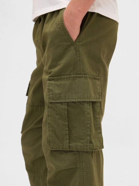 Детски Панталон Карго Зелен