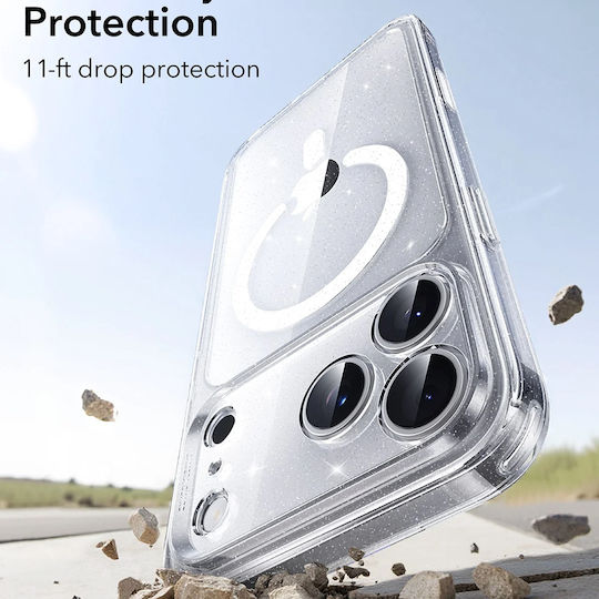 ESR Classic Hybrid Halolock Umschlag Rückseite Transparent (iPhone 17 Pro Max)