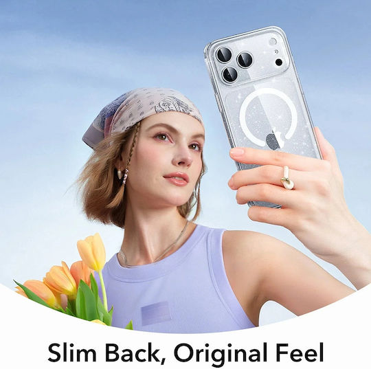 ESR Classic Hybrid Halolock Umschlag Rückseite Transparent (iPhone 17 Pro Max)