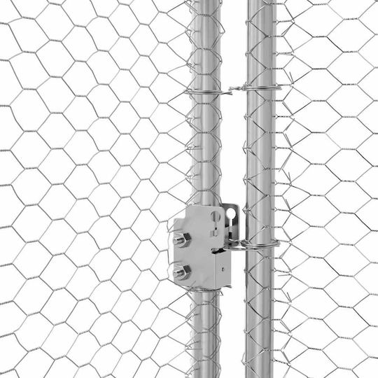 vidaXL 3368320 Metal Cage for Birds 600x200x198.5cm