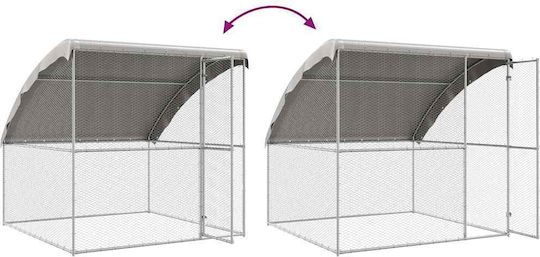 vidaXL 3368320 Metal Cage for Birds 600x200x198.5cm