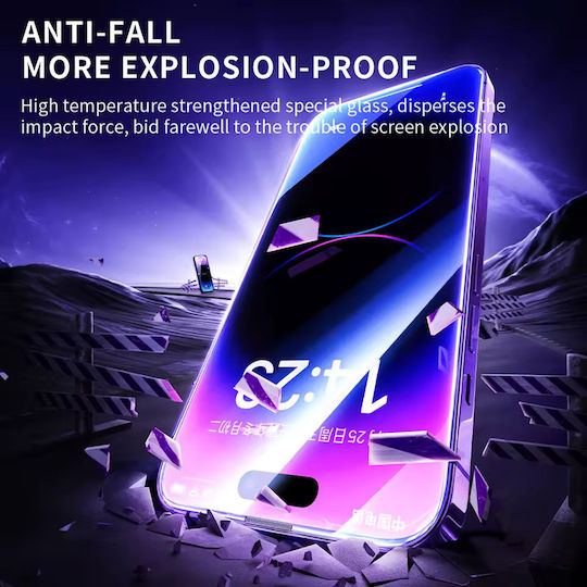 Blueo Tempered Glass Μαύρο (iPhone 11 / XR)